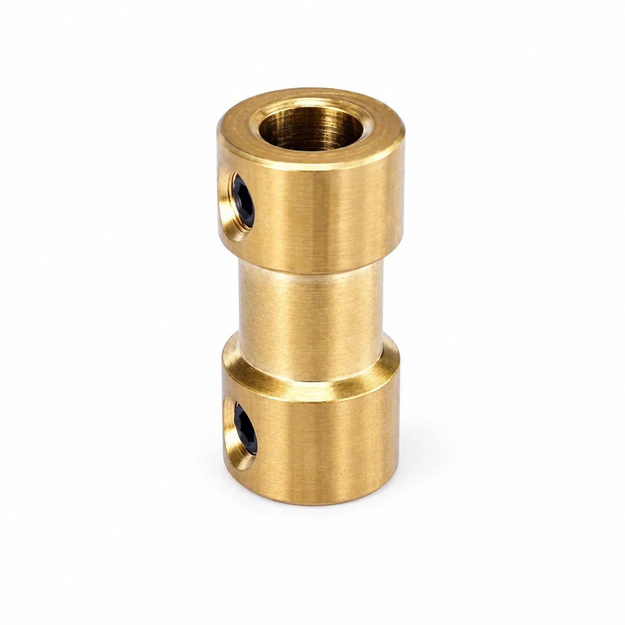 CFD-655 — คัปปลิ้งทองเหลือง Rigid D9 L20 5x5mm