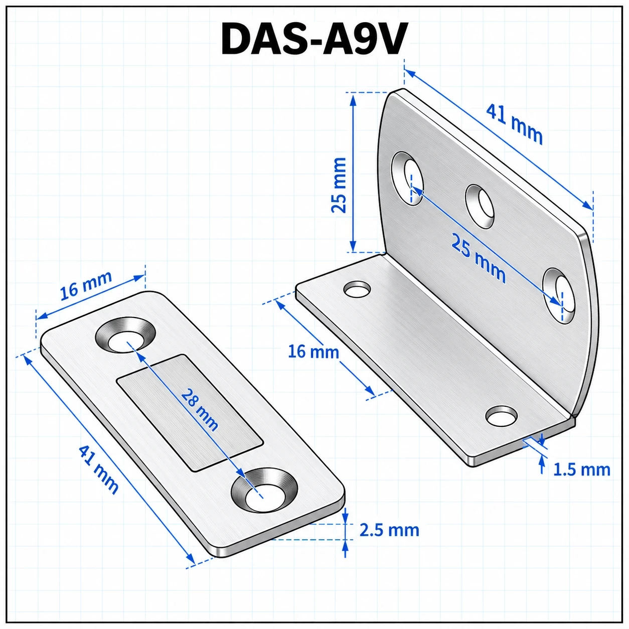 DAS-A9V — แม่เหล็กติดประตู ฉาก