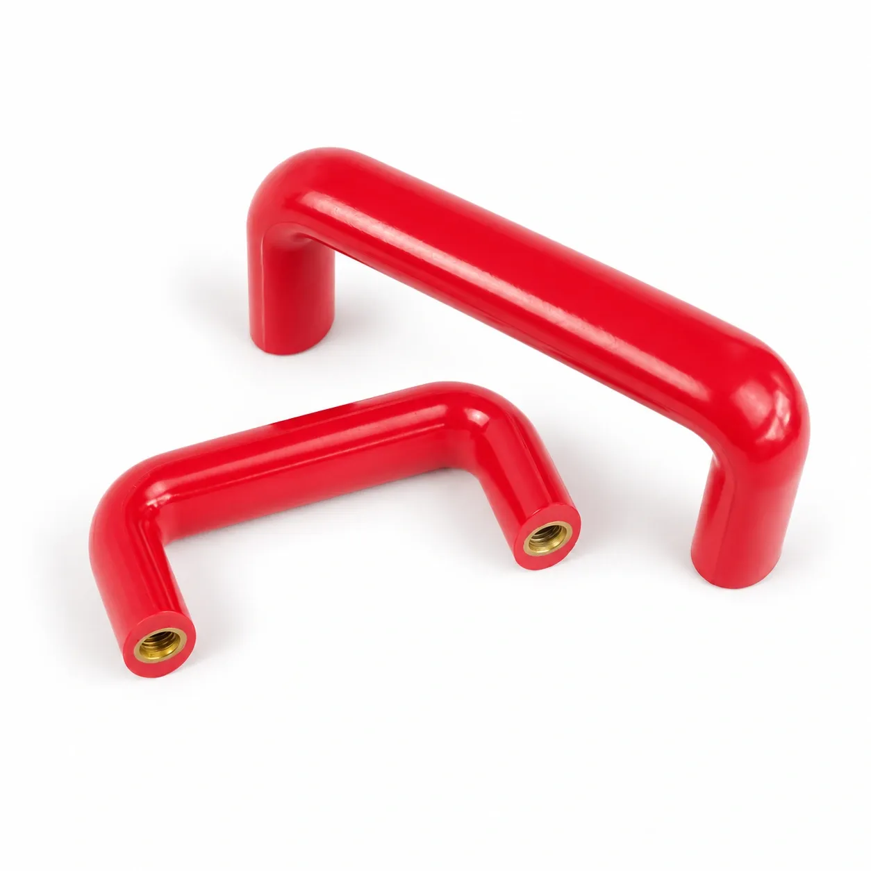 DEB-12R — มือจับแบคเคไลท์ 120mm สีแดง