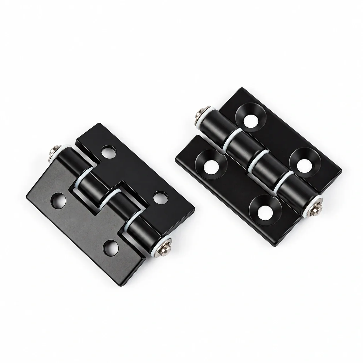 DFA-2B — บานพับอลูมิเนียม 20x20mm สีดำ