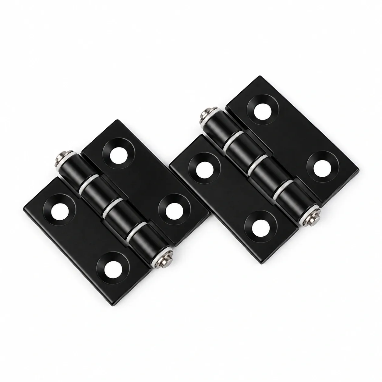 DFA-3B — บานพับอลูมิเนียม 30x30mm สีดำ