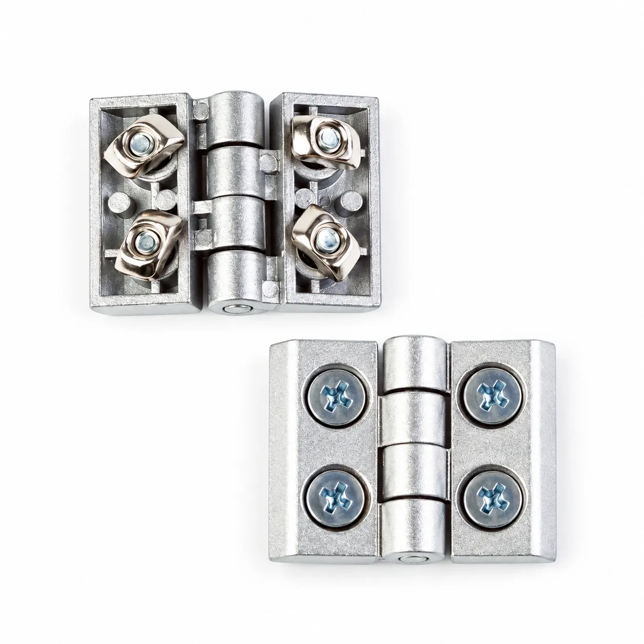 DFZ-2 — บานพับอัลลอยด์ 20x20mm สีเงิน