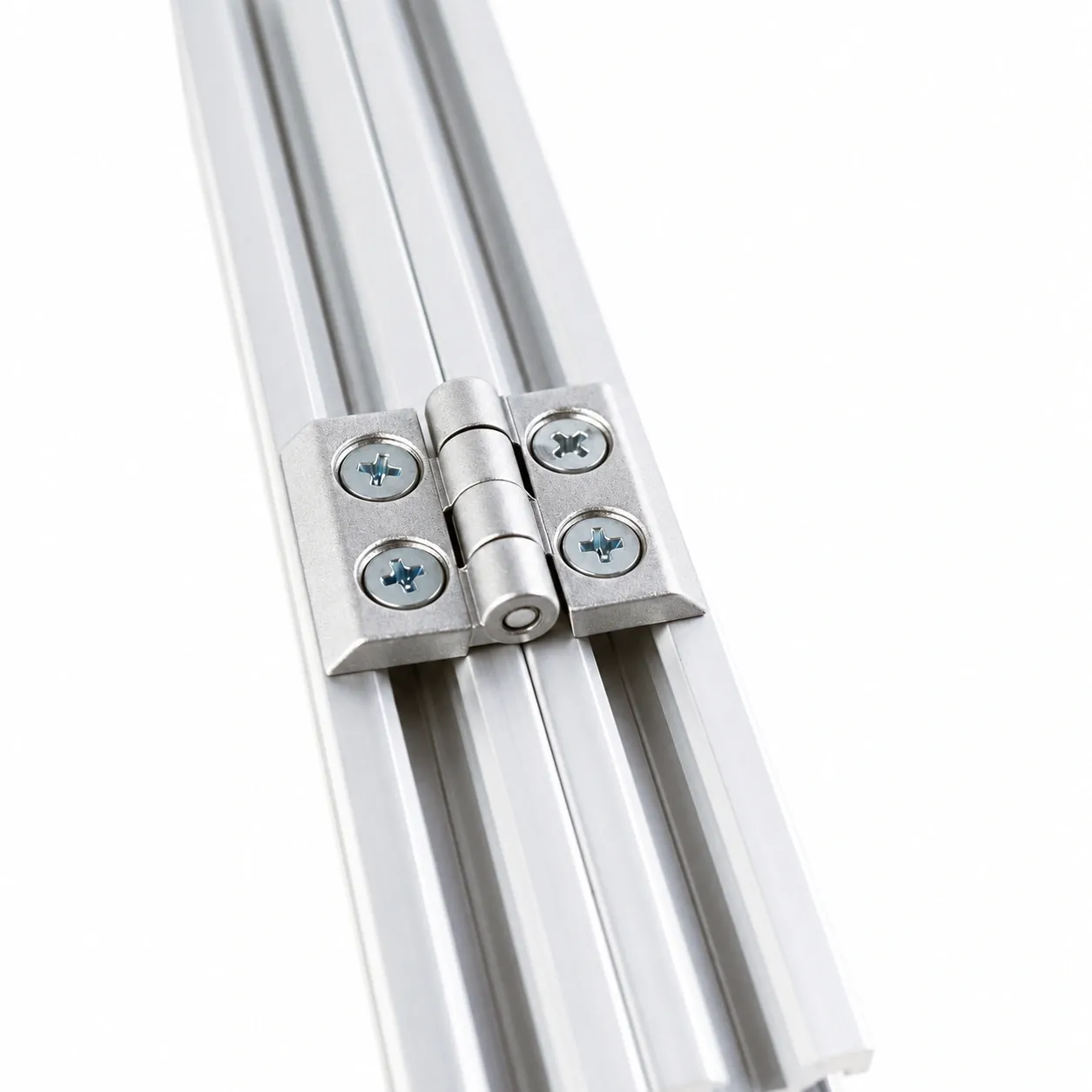DFZ-2 — บานพับอัลลอยด์ 20x20mm สีเงิน