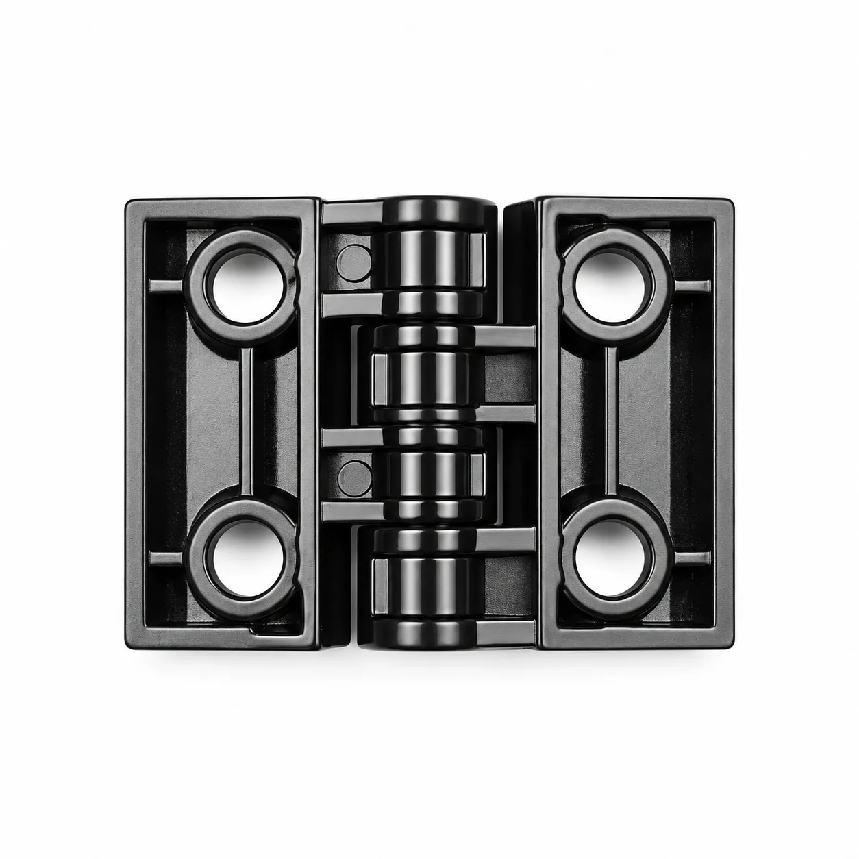 DFZ-3B — บานพับอัลลอยด์ 30x30mm สีดำ