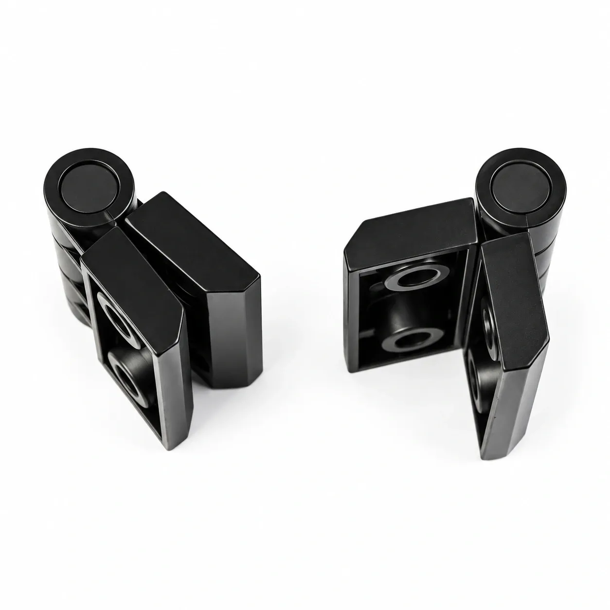 DFZ-3B — บานพับอัลลอยด์ 30x30mm สีดำ
