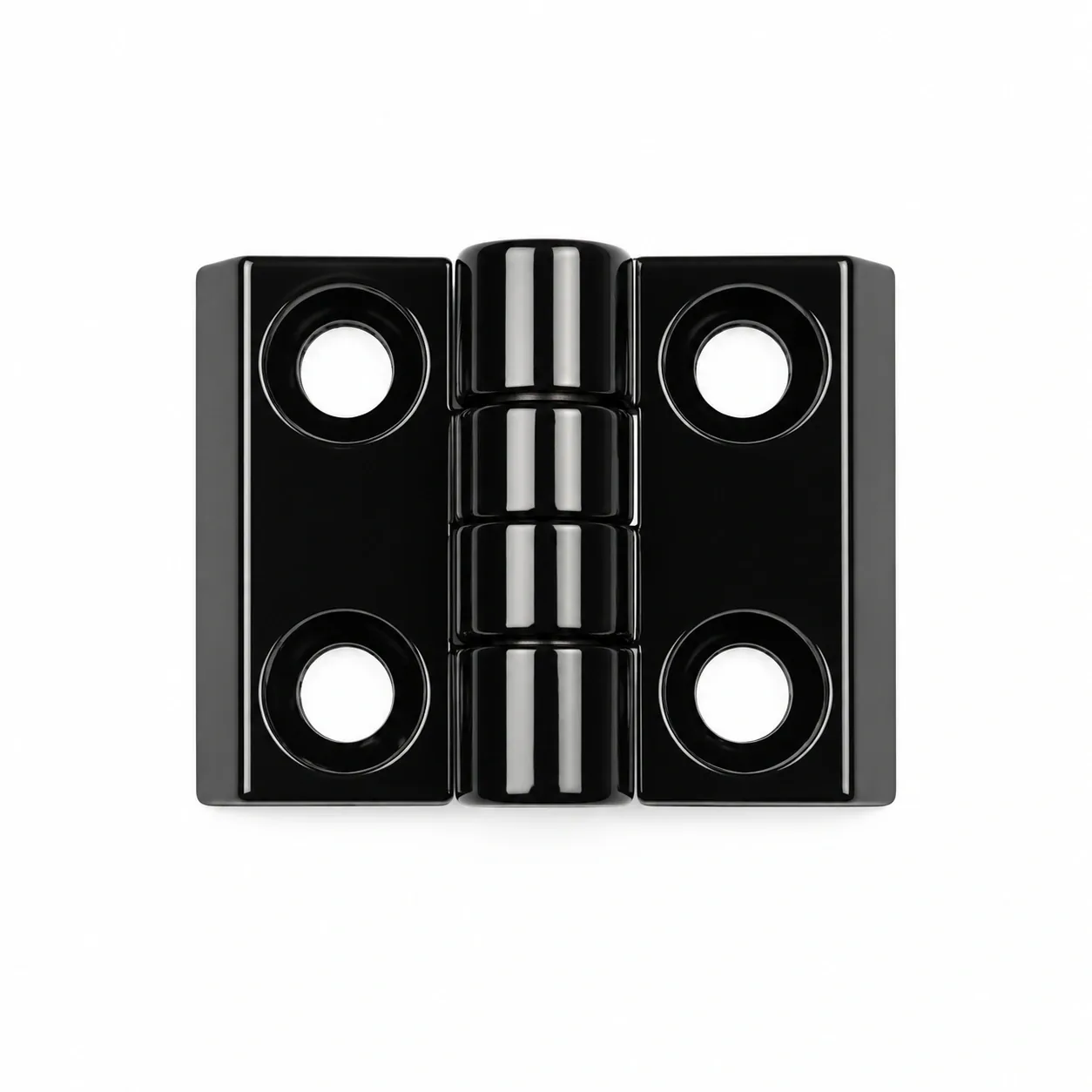 DFZ-3B — บานพับอัลลอยด์ 30x30mm สีดำ