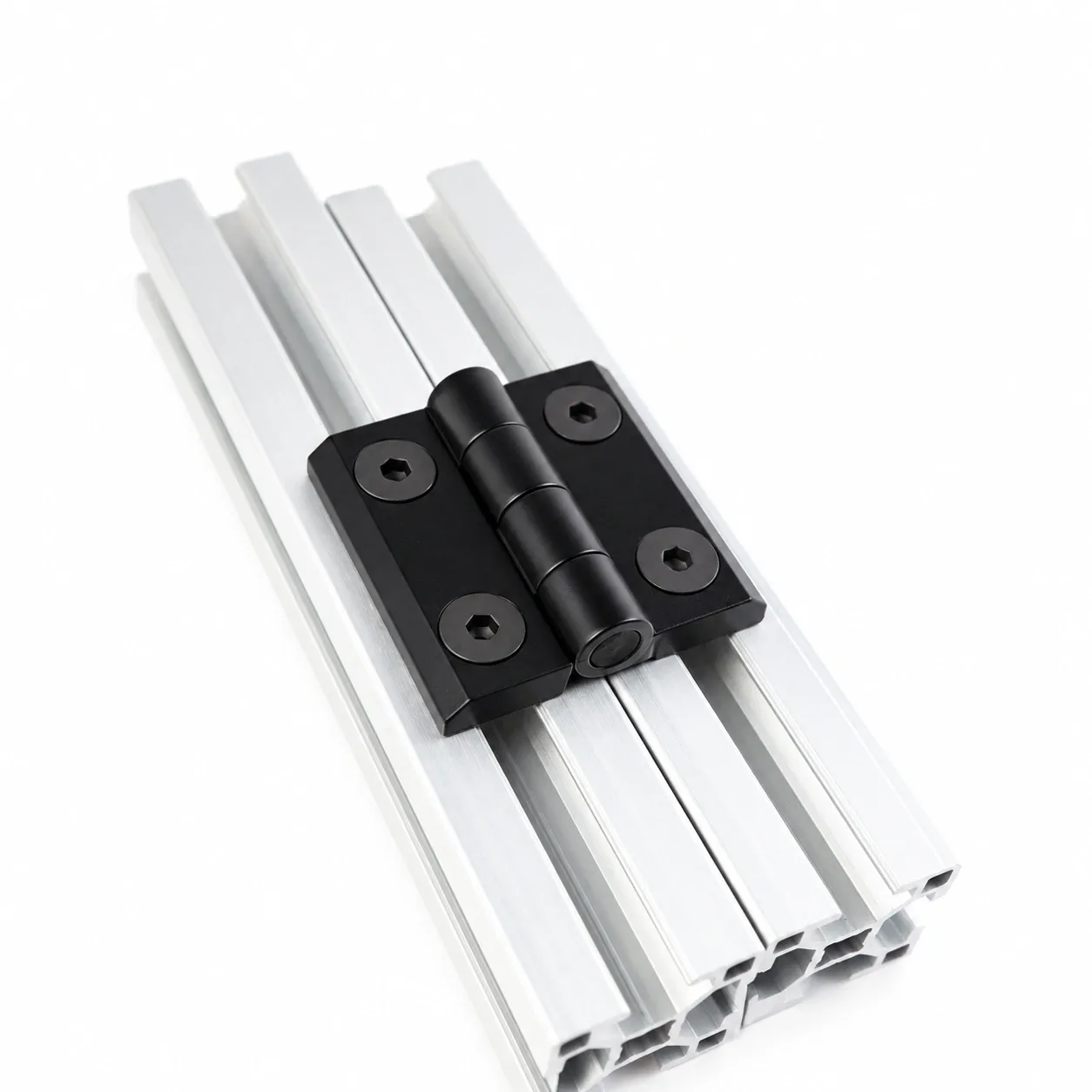 DFZ-3B — บานพับอัลลอยด์ 30x30mm สีดำ