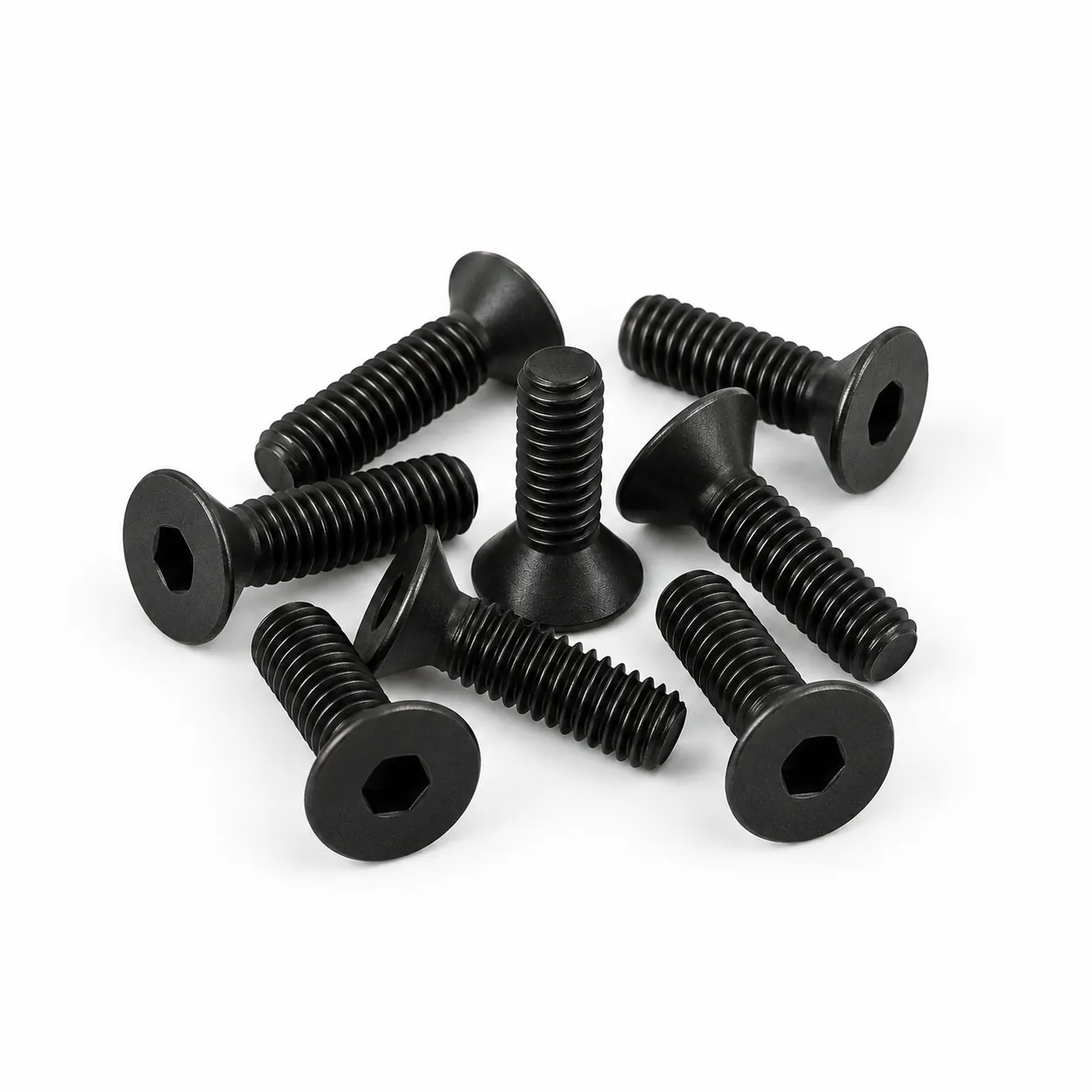 EAA-B415 — น็อตเทเปอร์หัวจมดำ M4x15