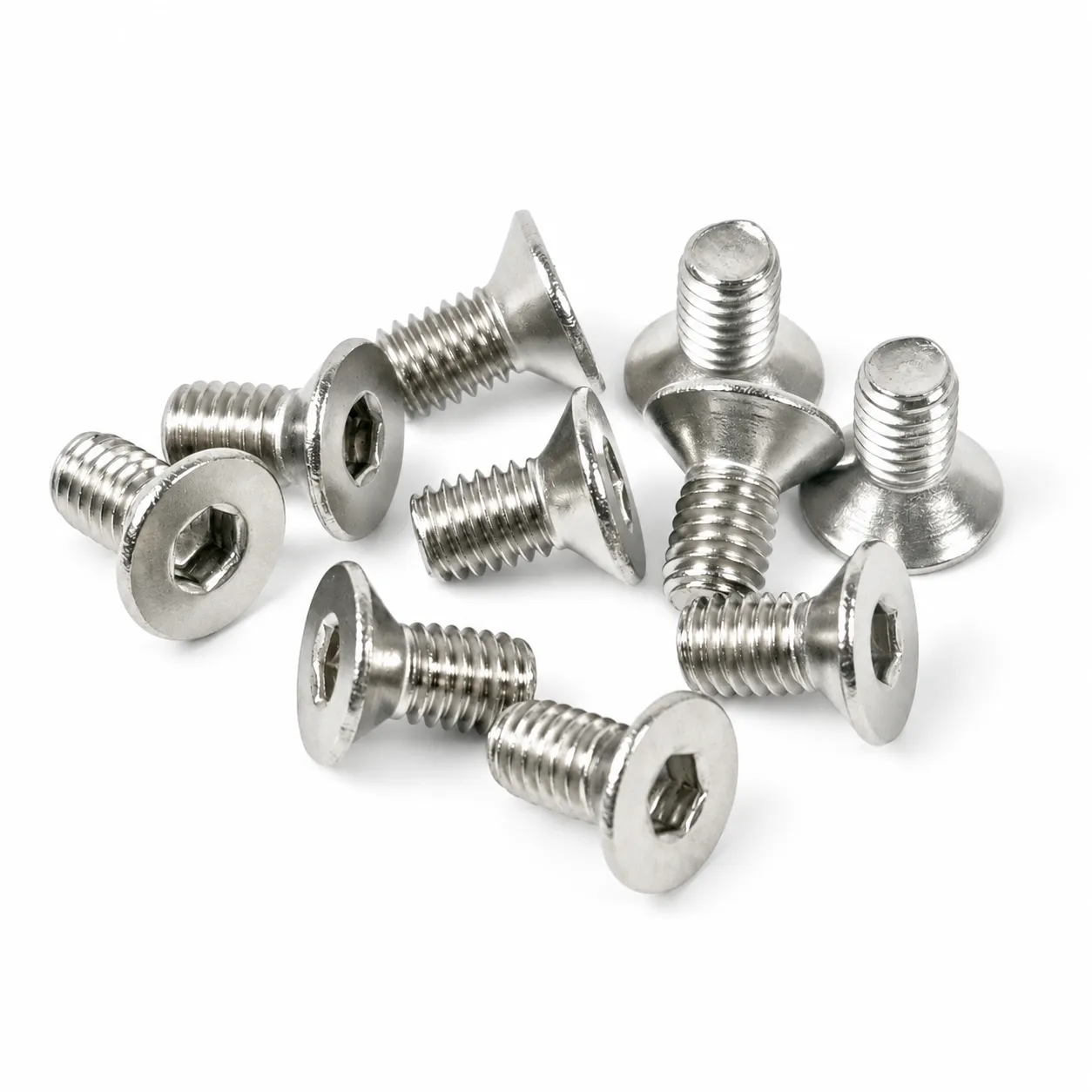 EAA-S36 — น็อตเทเปอร์หัวจมสแตนเลส M3x6