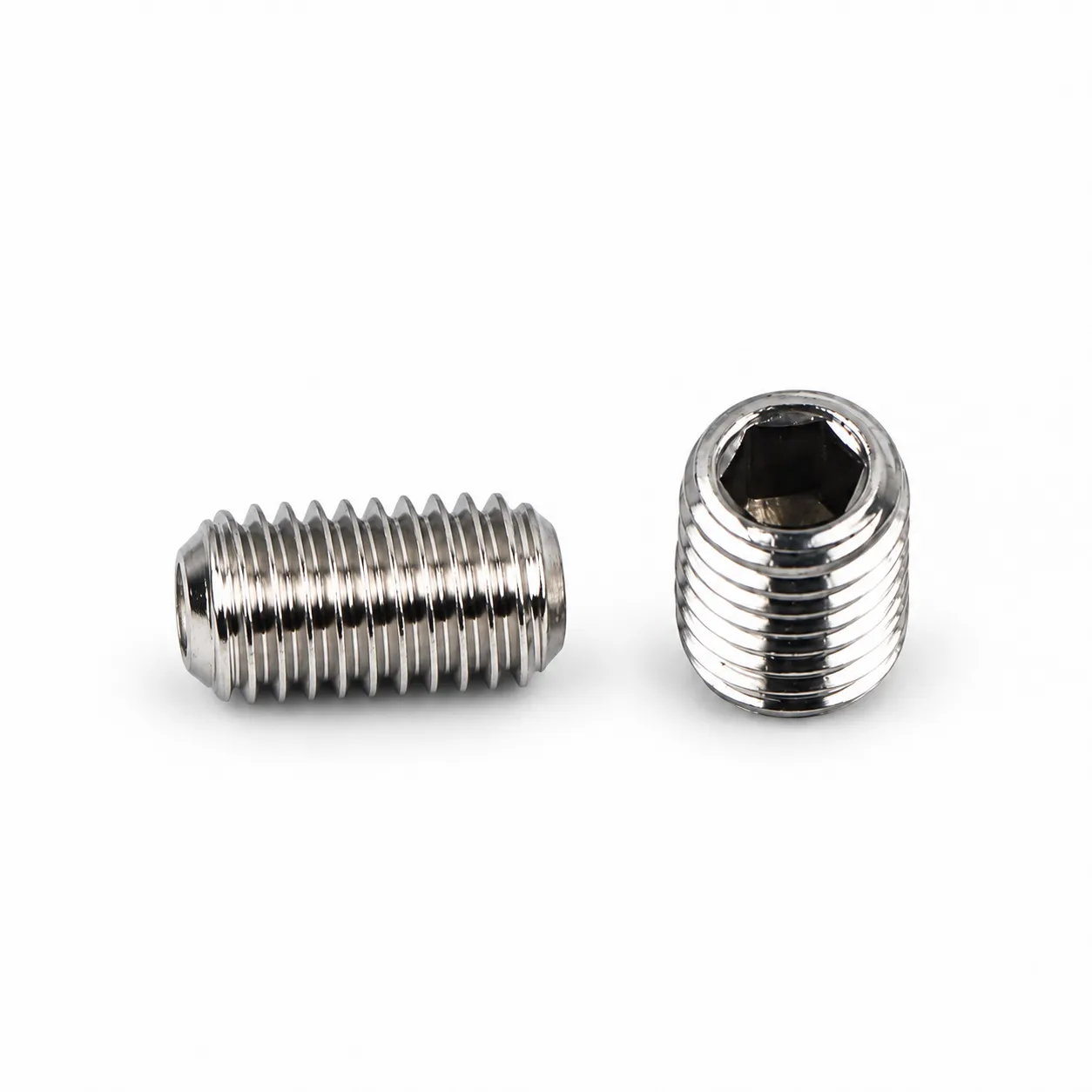 EAE-S58 — สกรูตัวหนอนสแตนเลส หัวแบน M5x8