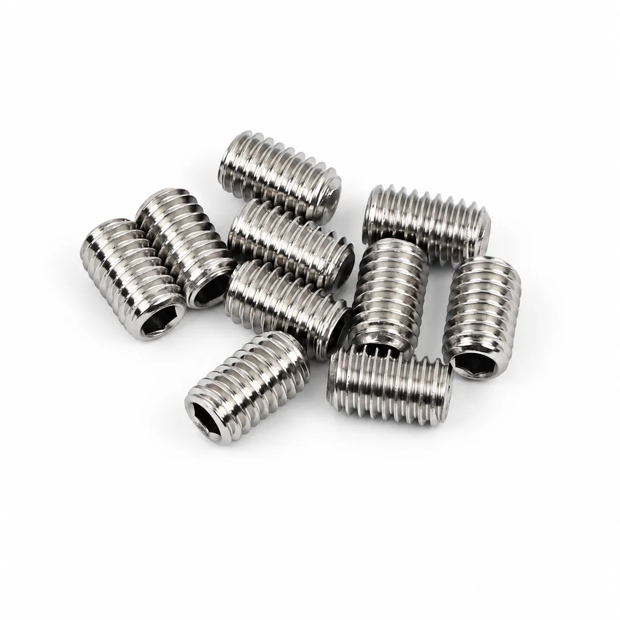 EAE-S61 — สกรูตัวหนอนสแตนเลส หัวแบน M6x10
