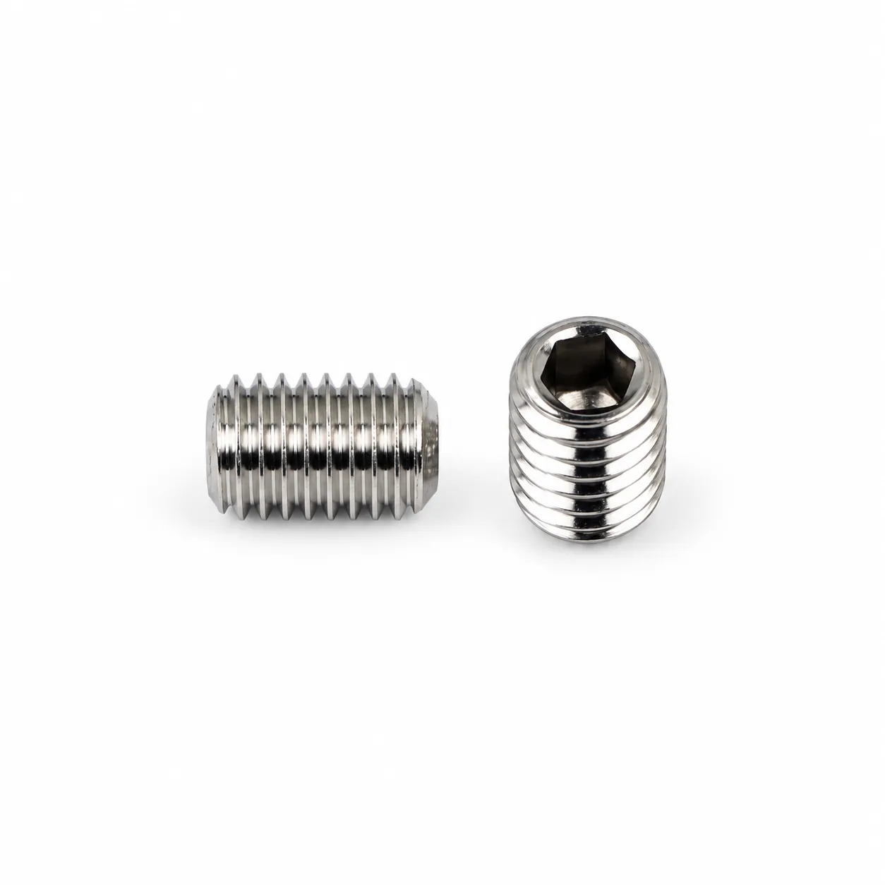 EAE-S68 — สกรูตัวหนอนสแตนเลส หัวแบน M6x8