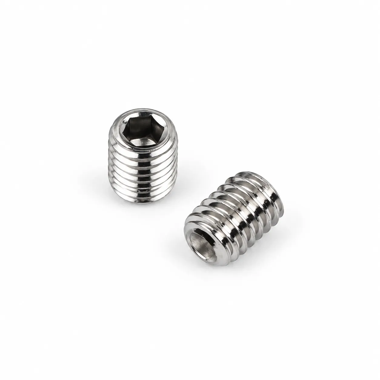 EAE-S68 — สกรูตัวหนอนสแตนเลส หัวแบน M6x8