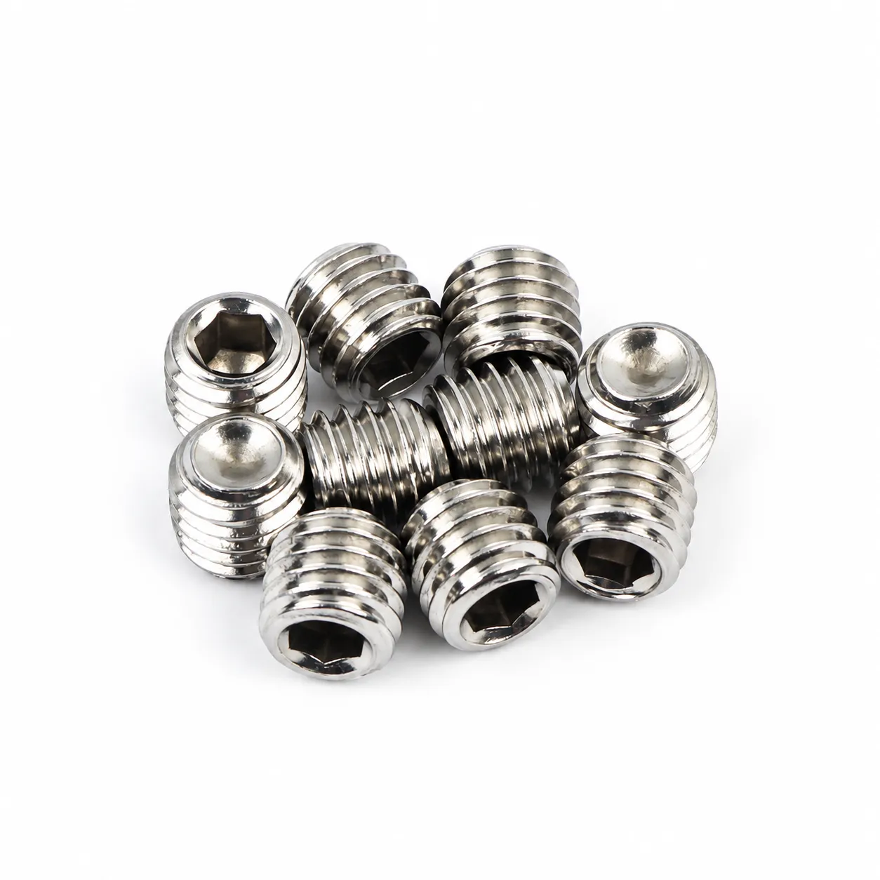 EAE-S88 — สกรูตัวหนอนสแตนเลส หัวแบน M8x8