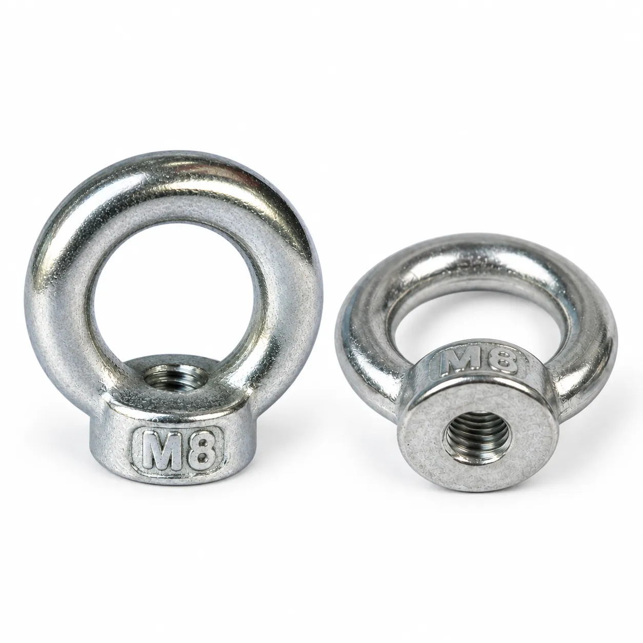 EBJ-8R — Ring Nut/Eye Nut สแตนเลส หัวกลม M8