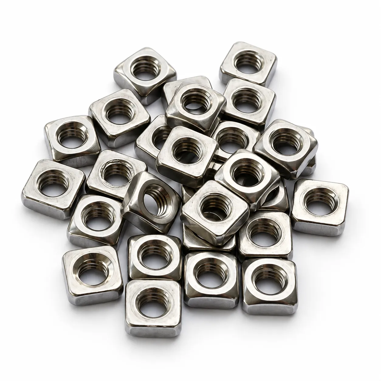 EBM-3S — Square Nut สแตนเลส M3