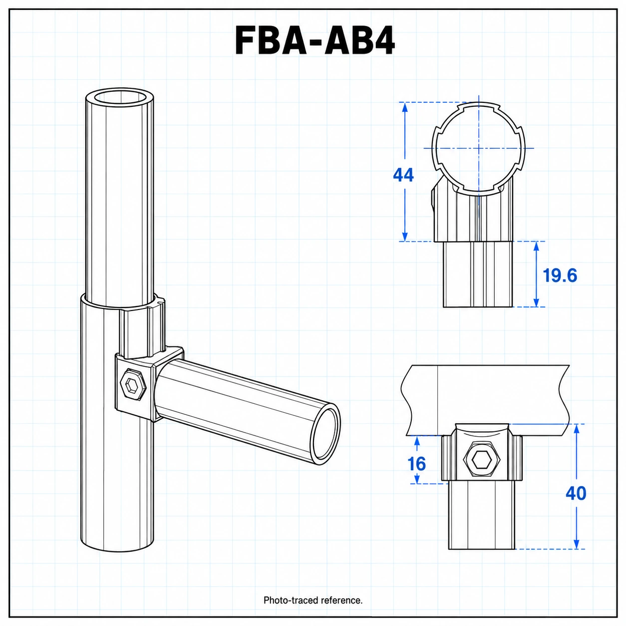 FBA-AB4 — T-Connector