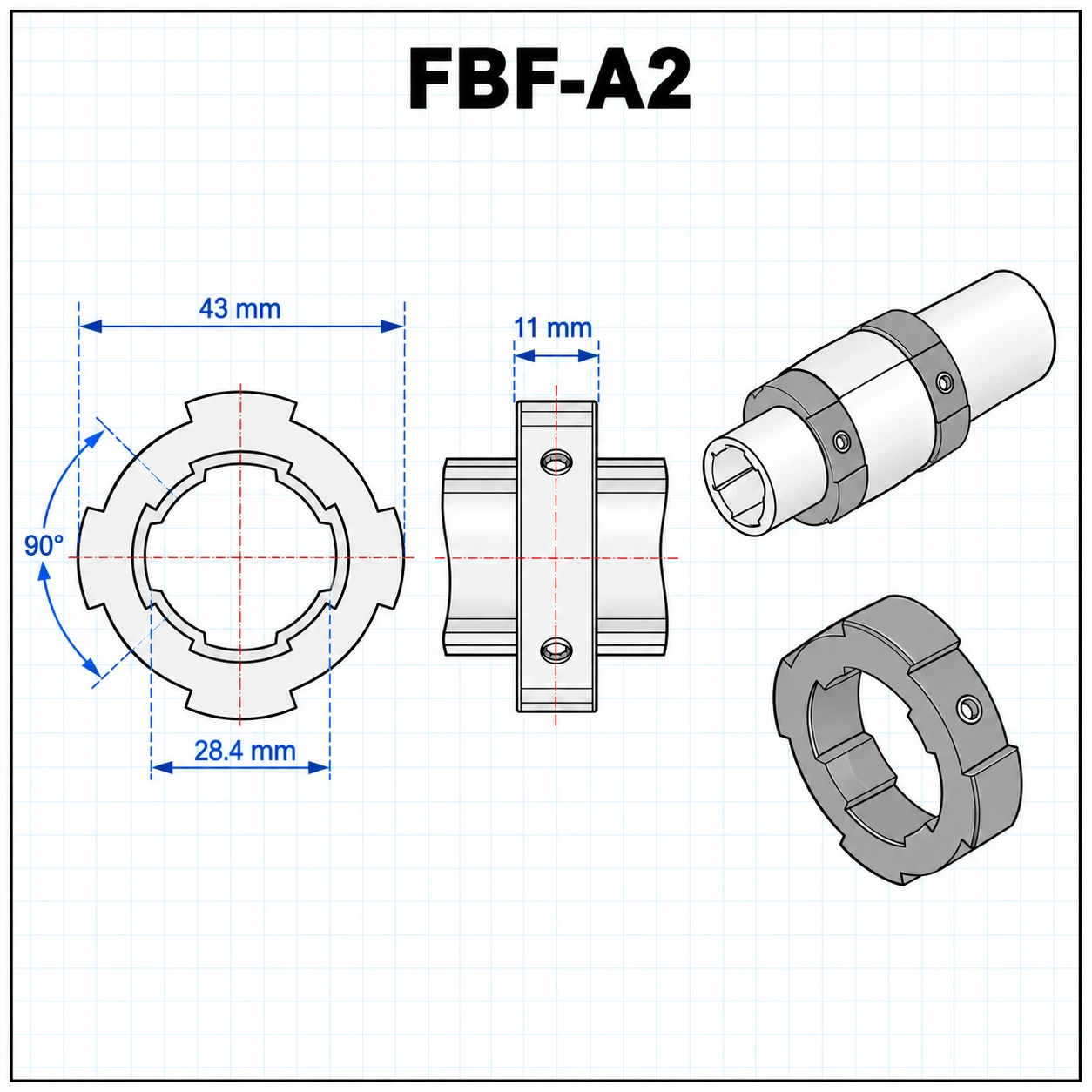 FBF-A2 — Hinge Connector Stopper