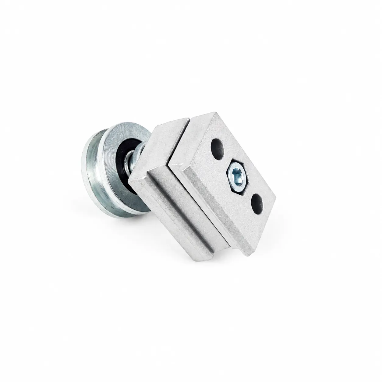 FBF-BG4 — Dual hole Connector with U-groove metal pulley kit