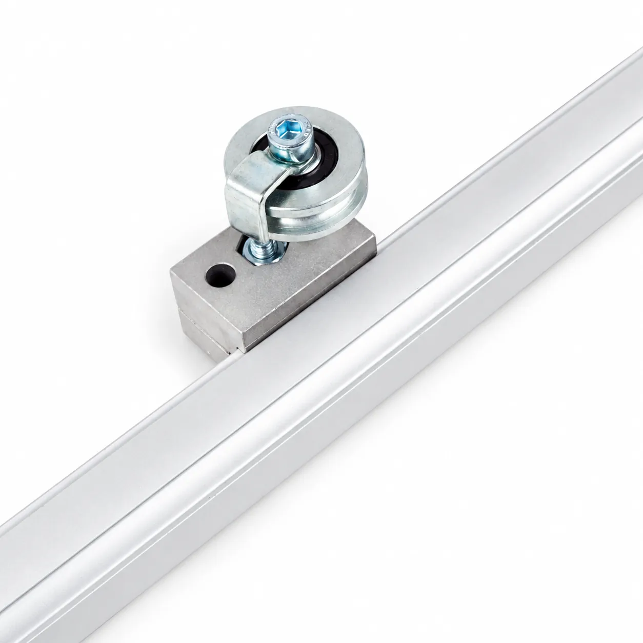 FBF-BG4 — Dual hole Connector with U-groove metal pulley kit