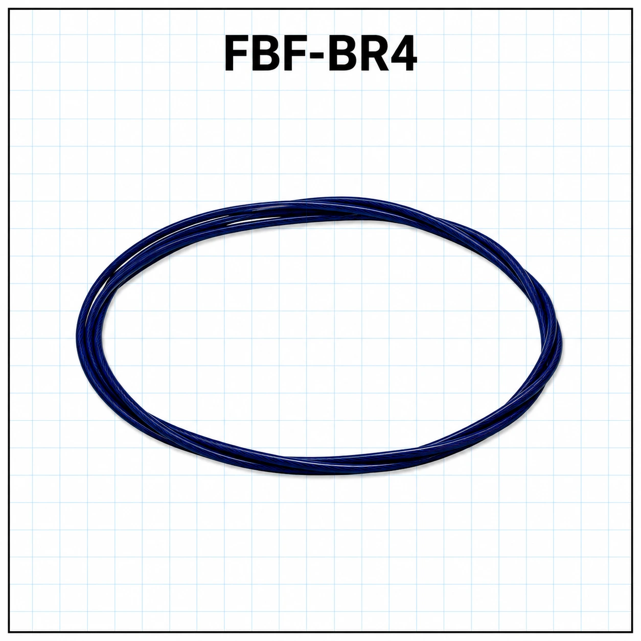 FBF-BR4 — Stainless-steel plastic-coated rope 1เมตร