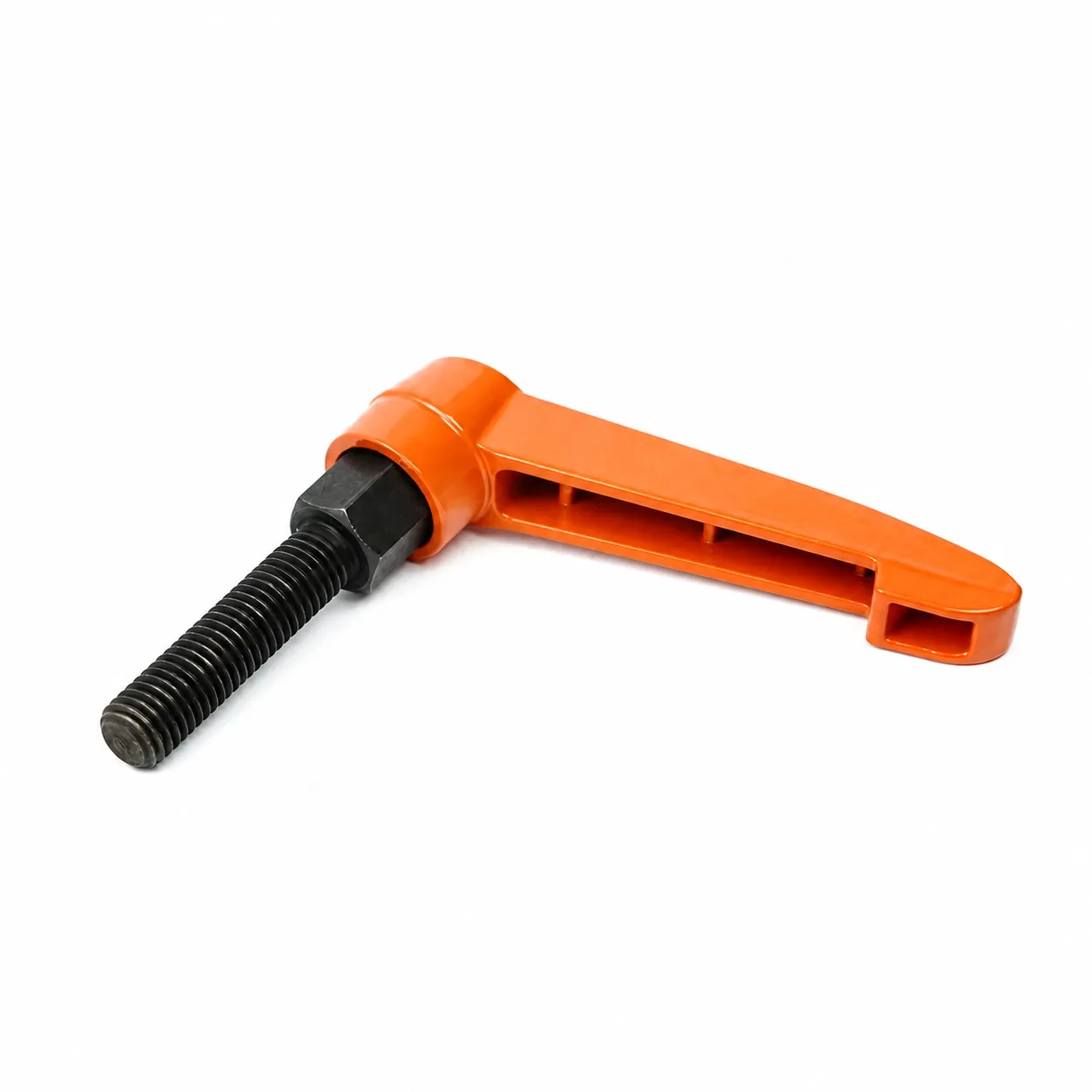 HAA-125R — Clamp Lever M12x50 สีส้ม