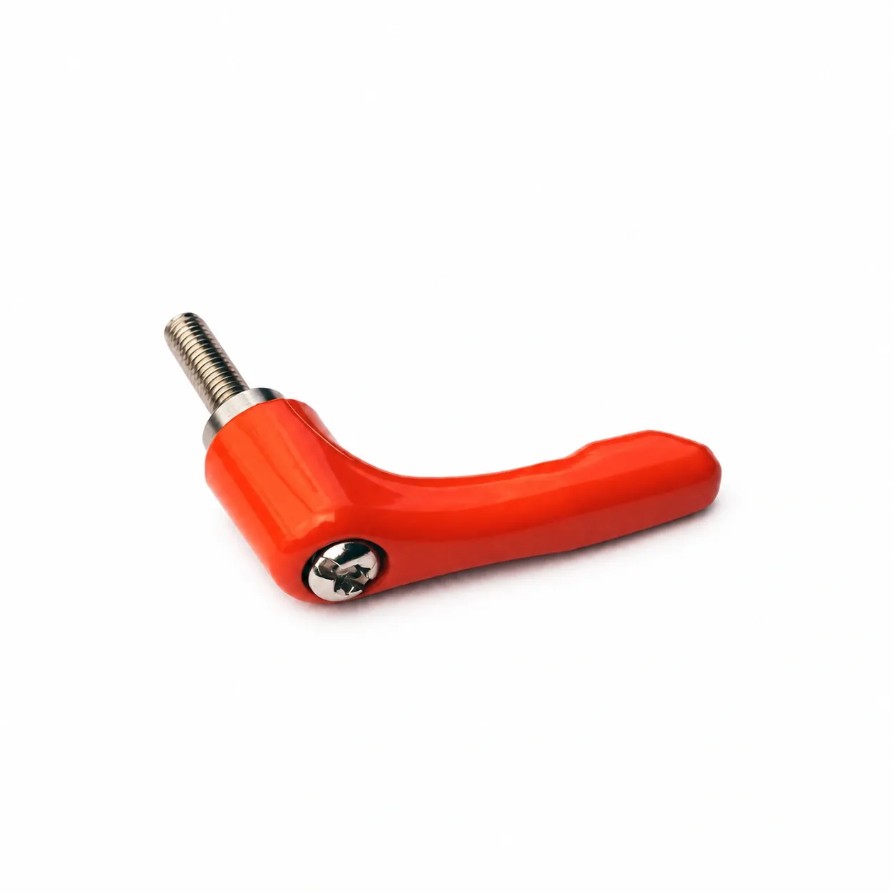 HAA-515R — Clamp Lever M5x16 สแตนเลส สีส้ม