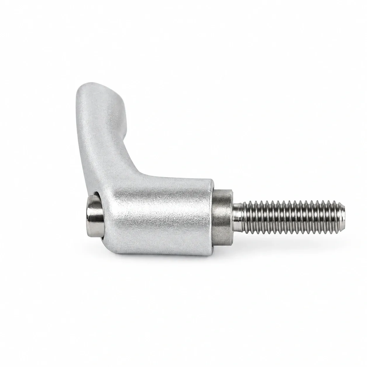HAA-72S — Clamp Lever M6x20 สแตนเลส สีเงิน