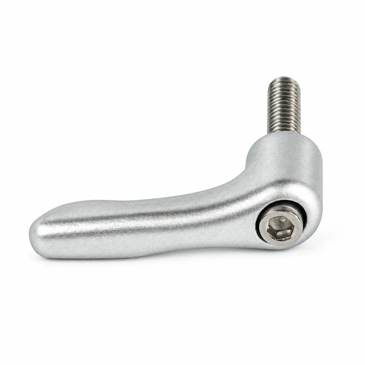 HAA-72S — Clamp Lever M6x20 สแตนเลส สีเงิน
