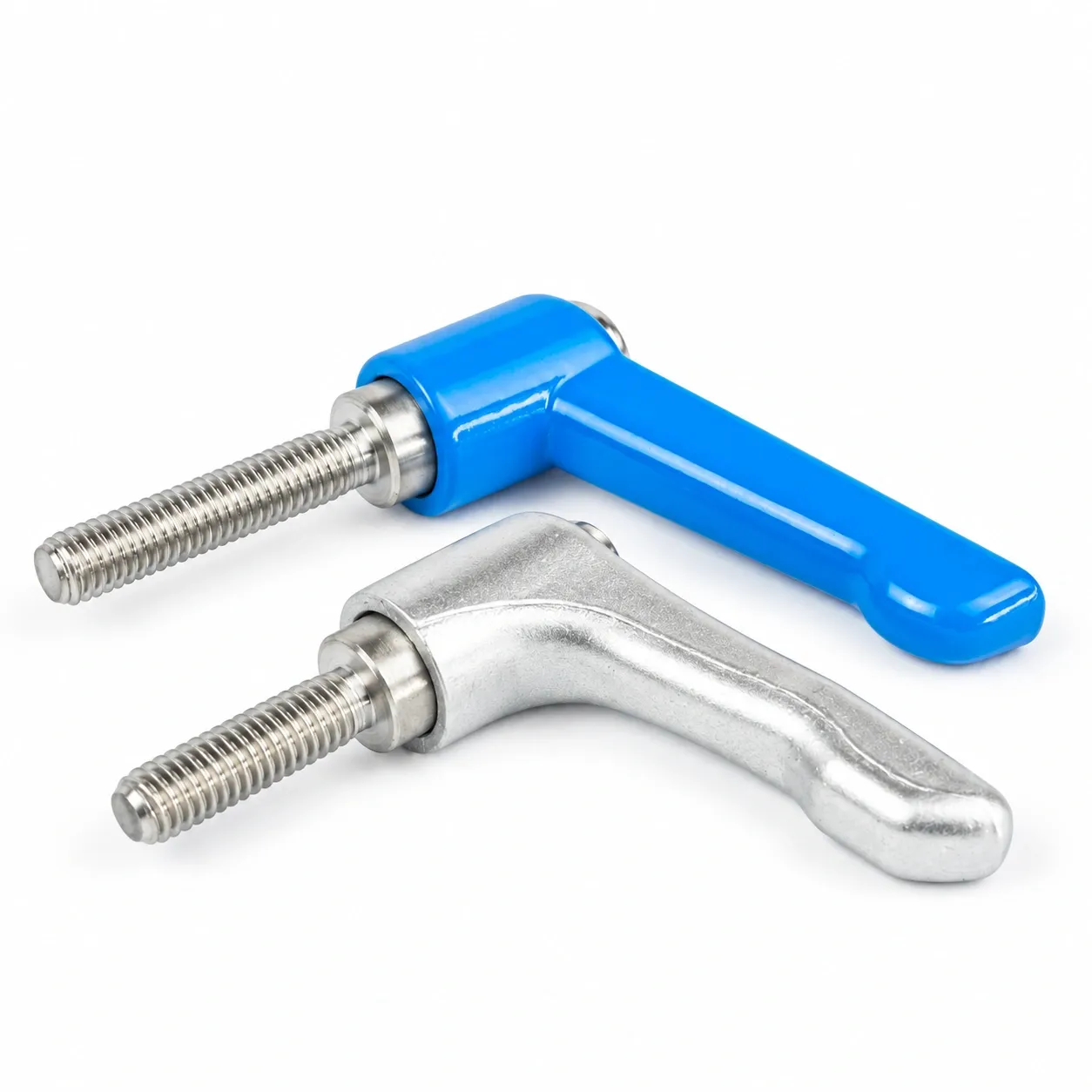 HAA-72S — Clamp Lever M6x20 สแตนเลส สีเงิน