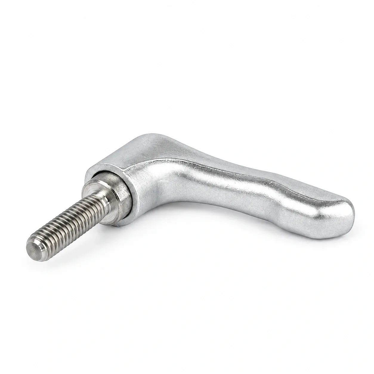 HAA-72S — Clamp Lever M6x20 สแตนเลส สีเงิน