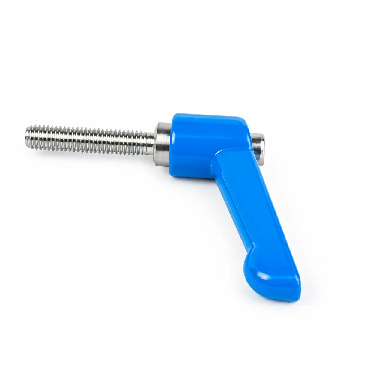 HAA-72U — Clamp Lever M6x20 สแตนเลส สีน้ำเงิน
