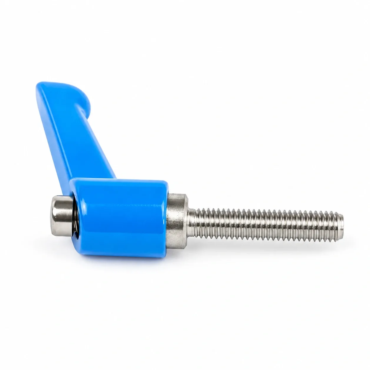 HAA-72U — Clamp Lever M6x20 สแตนเลส สีน้ำเงิน