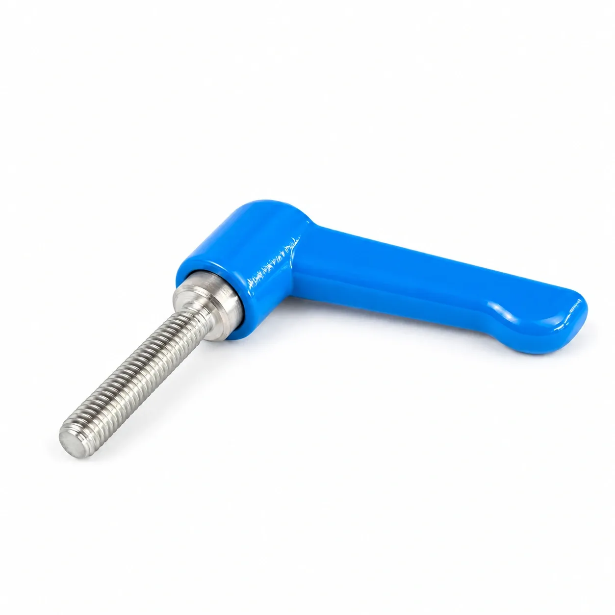 HAA-72U — Clamp Lever M6x20 สแตนเลส สีน้ำเงิน