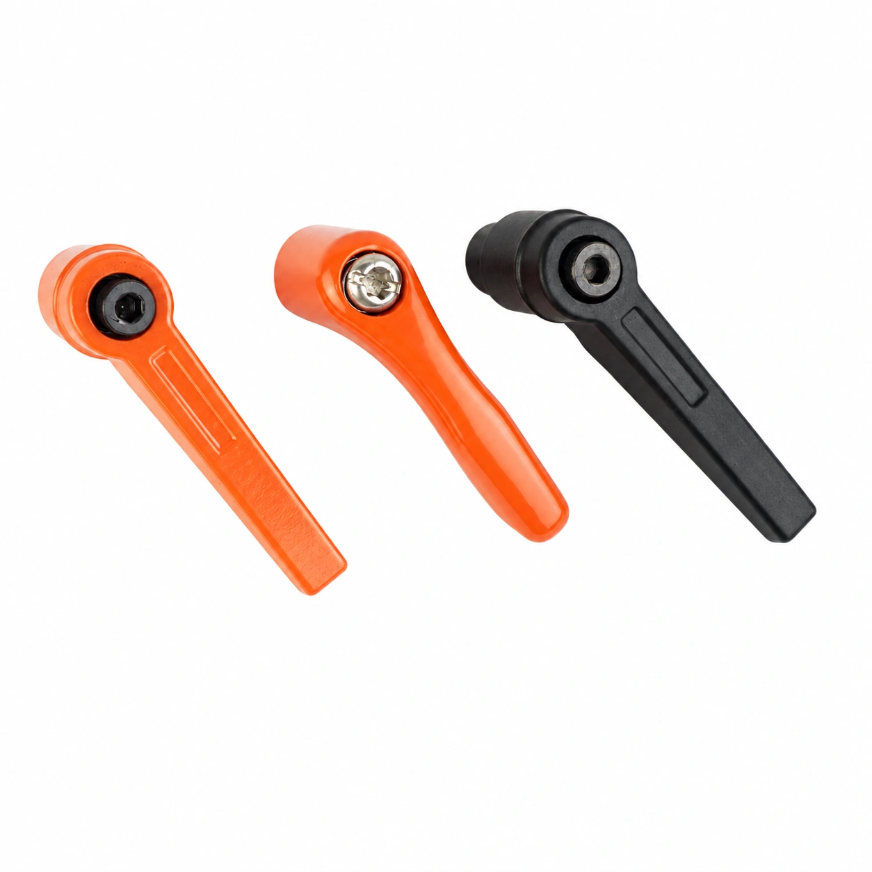 HAB-5M — Clamp Lever M5 Female สีดำ
