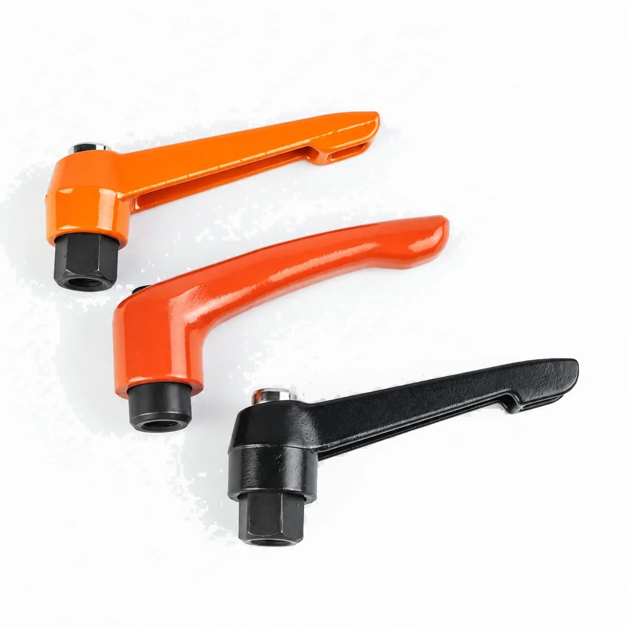 HAB-8 — Clamp Lever M8 Female สีดำ