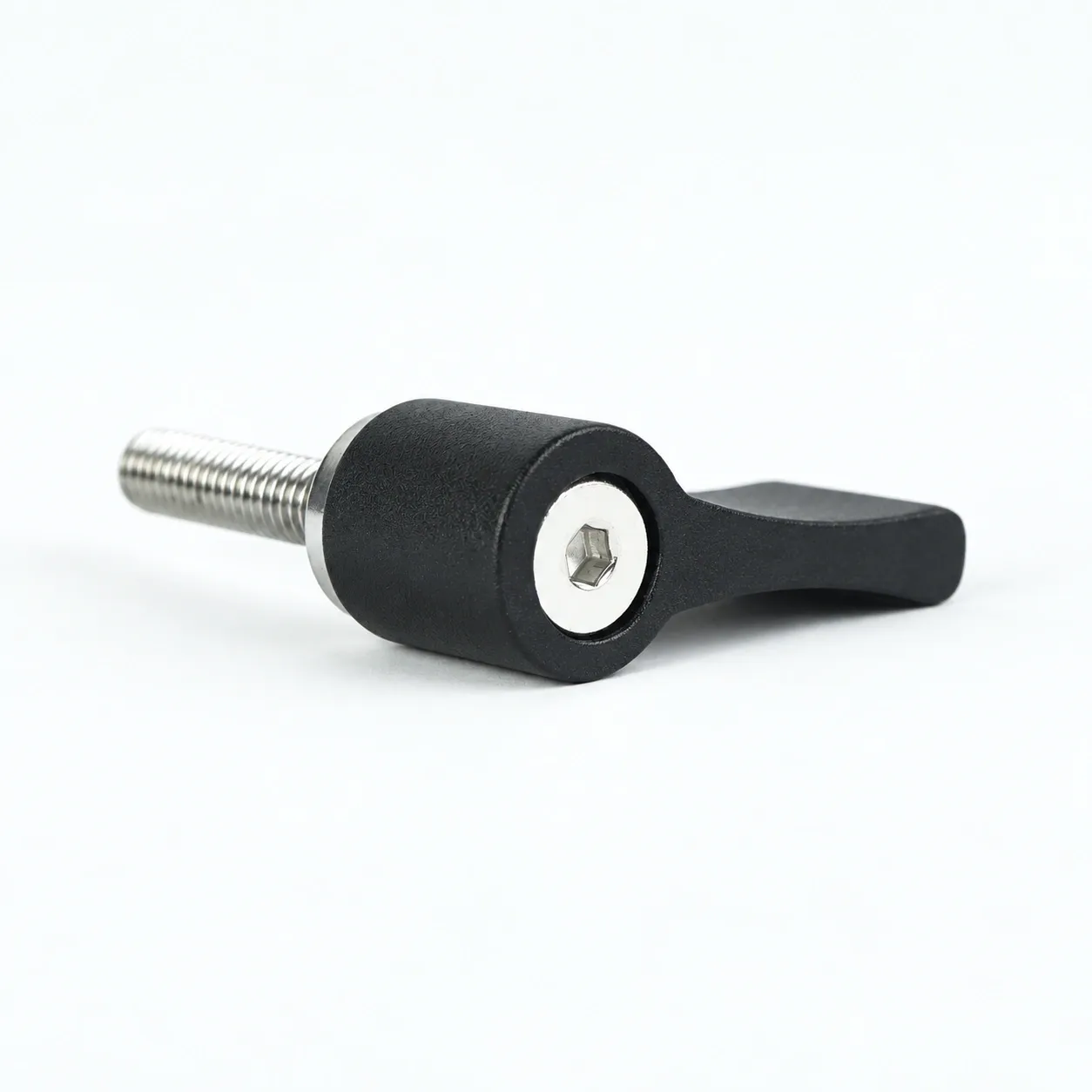 HBZ-42C — Hand Screw M4x17 L Shape สีดำ