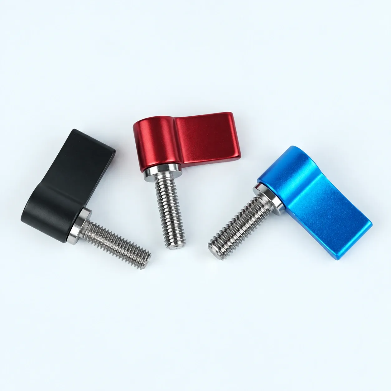 HBZ-5LR — Hand Screw M5x17 L Shape สีแดง