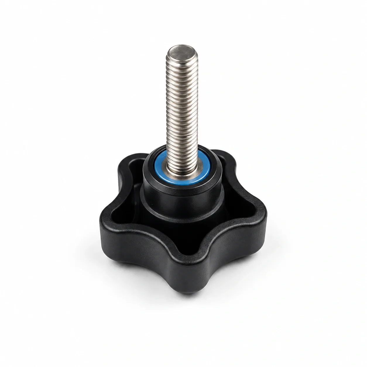 HBZ-63SU — Hand Screw M6x30 สีน้ำเงิน