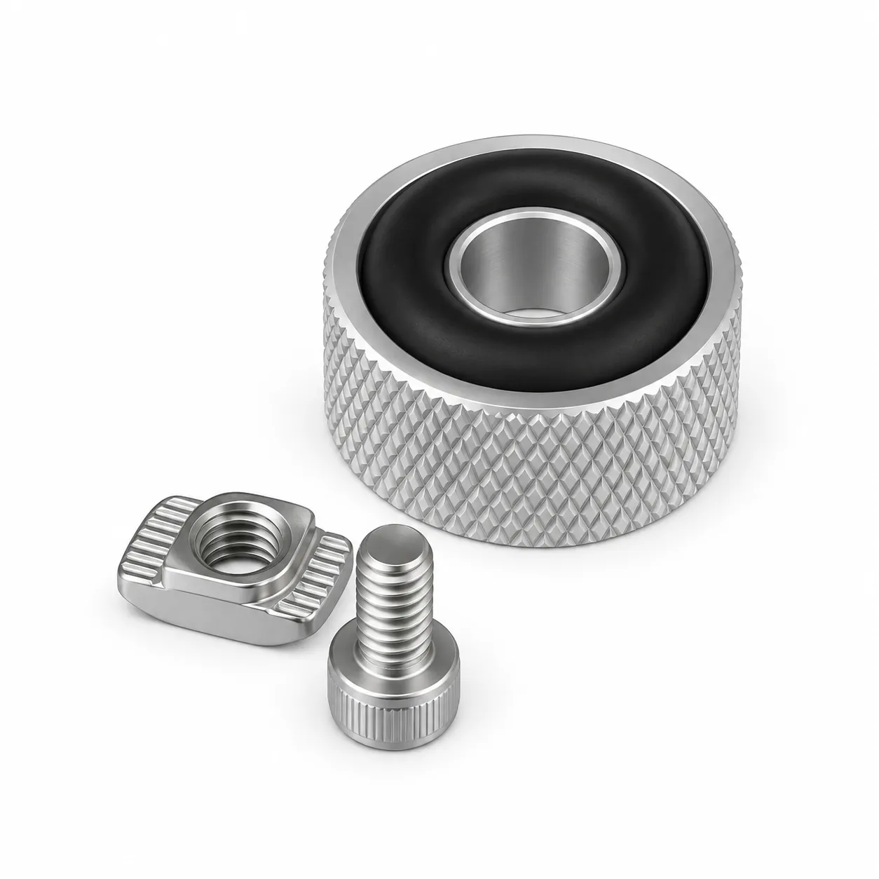 IAC-2AV — ขารองกันสั่น 20mm TypeA สีเงิน