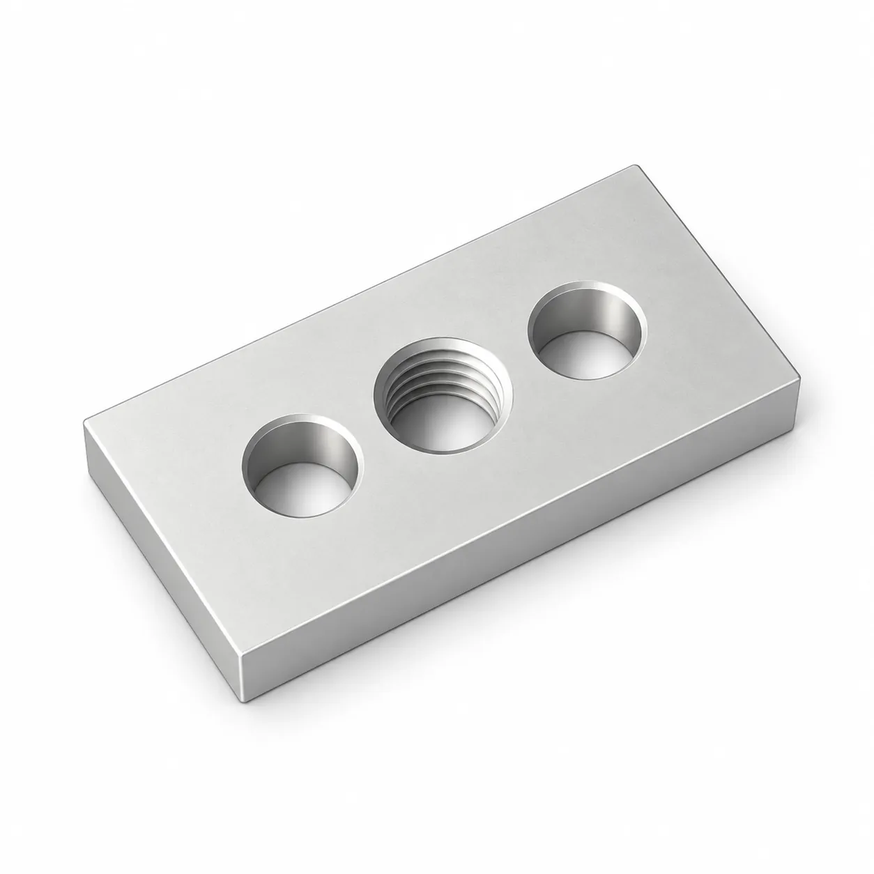 IEZ-24 — Foot Base 20x40mm เหล็กชุบซิงค์ M8