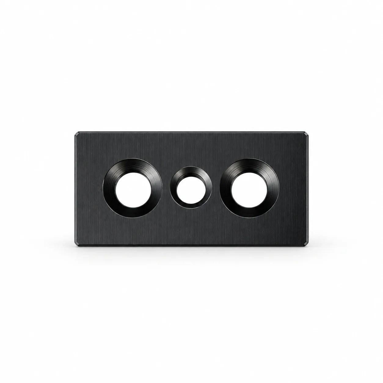 IEZ-246B — Foot Base 20x40mm M6 สีดำ