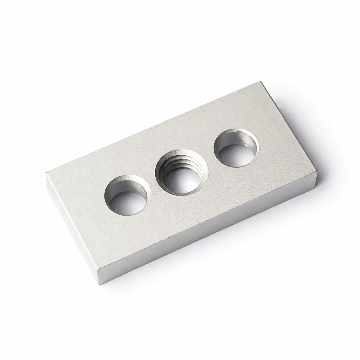 IEZ-248A — Foot Base 20x40mm M8 สีเงิน