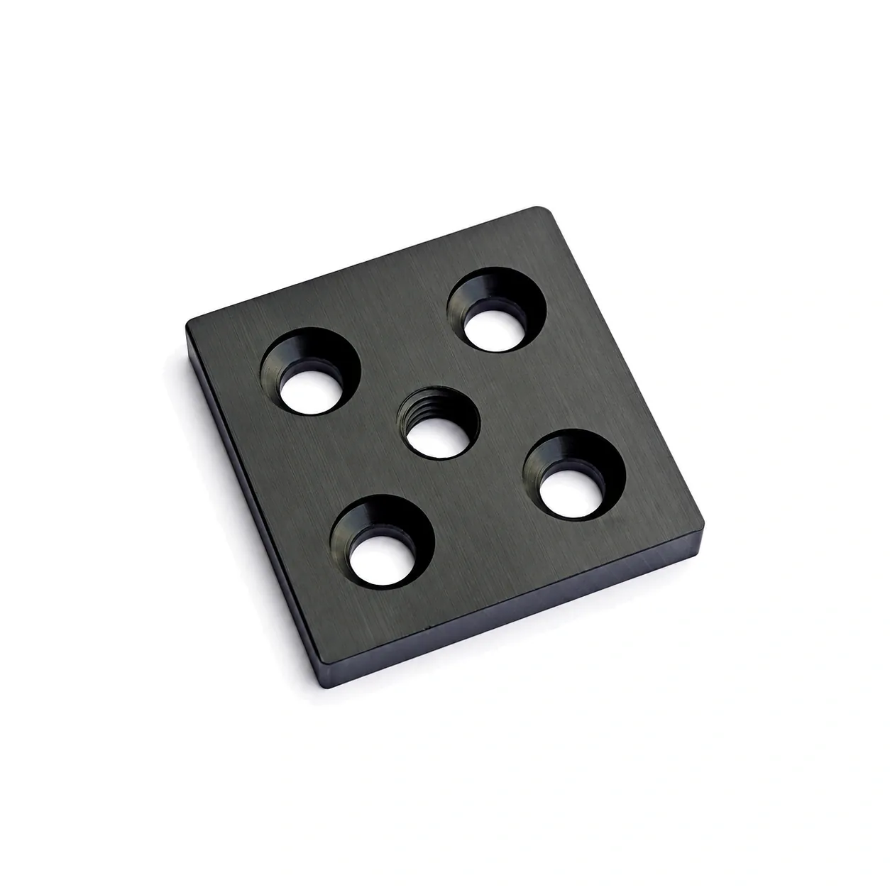 IEZ-448B — Foot Base 40x40mm V-Slot M8 สีดำ
