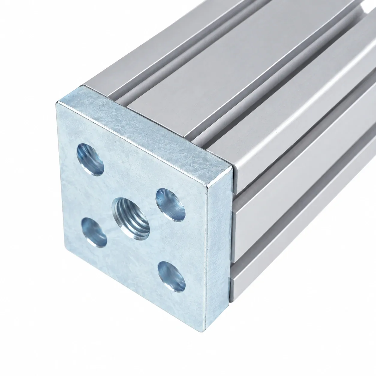IEZ-8 — Foot Base 80x80mm เหล็ก M20