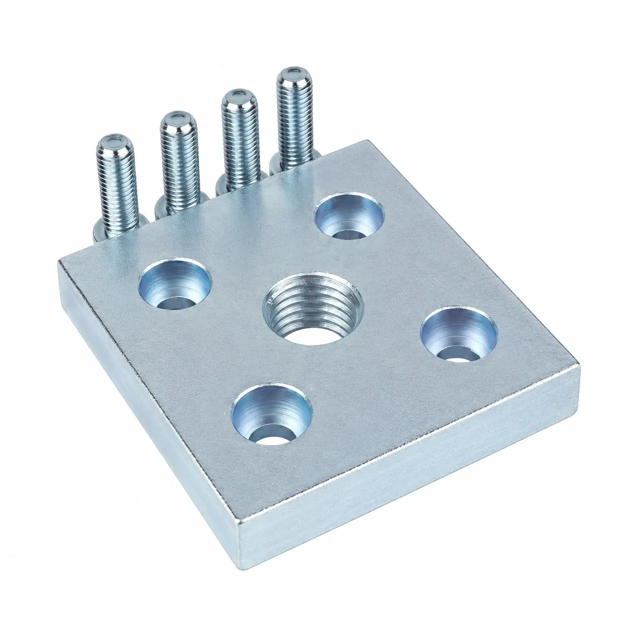 IEZ-8 — Foot Base 80x80mm เหล็ก M20