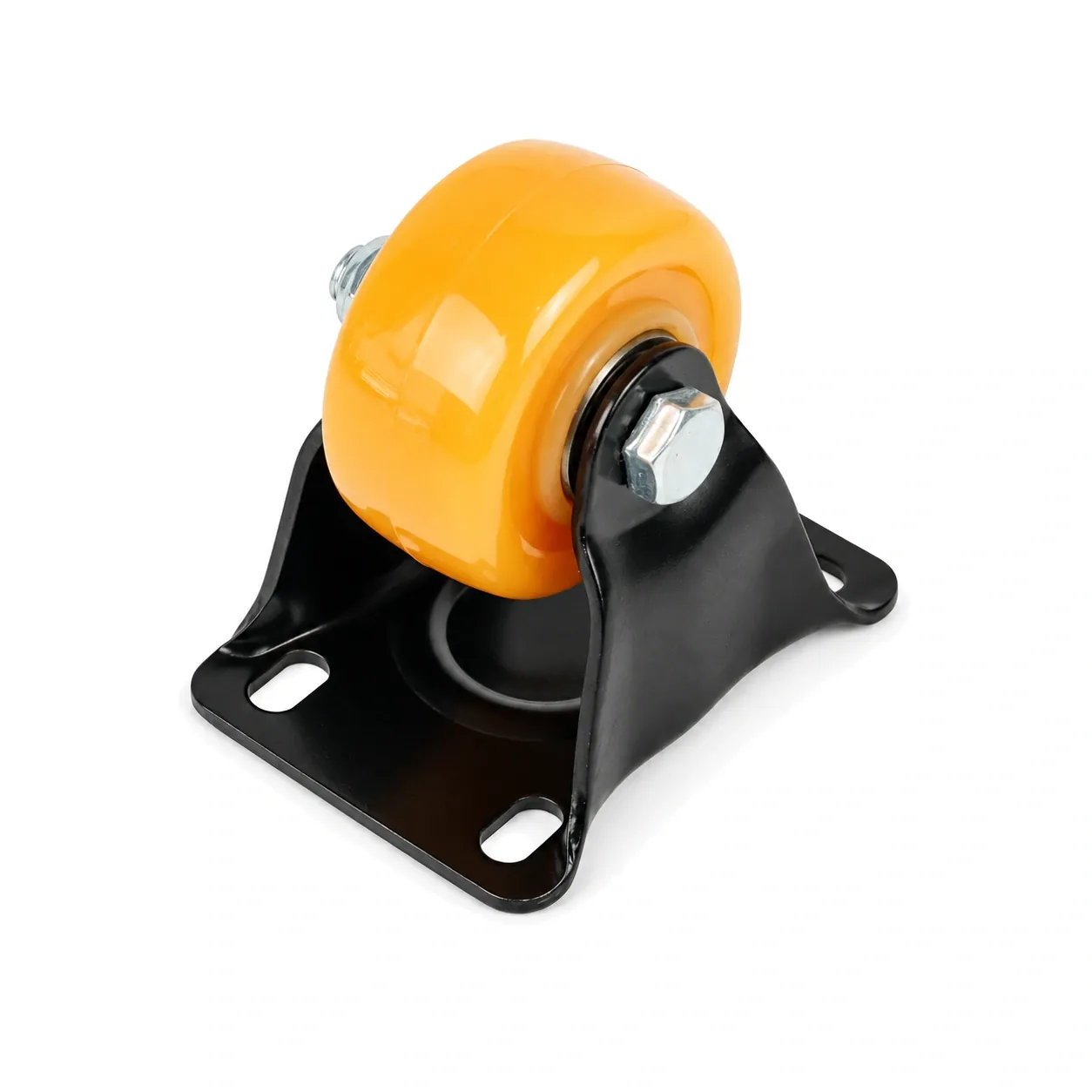 IFA-2F — ล้อยูรีเทนส้ม 2นิ้ว แป้นตาย