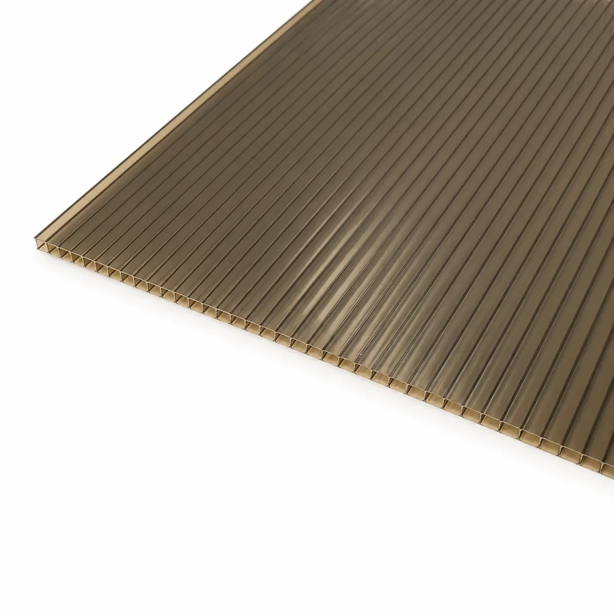 KP4-AC — แผ่นโพลีคาร์บอเนตสีชา 6mm 120x240cm