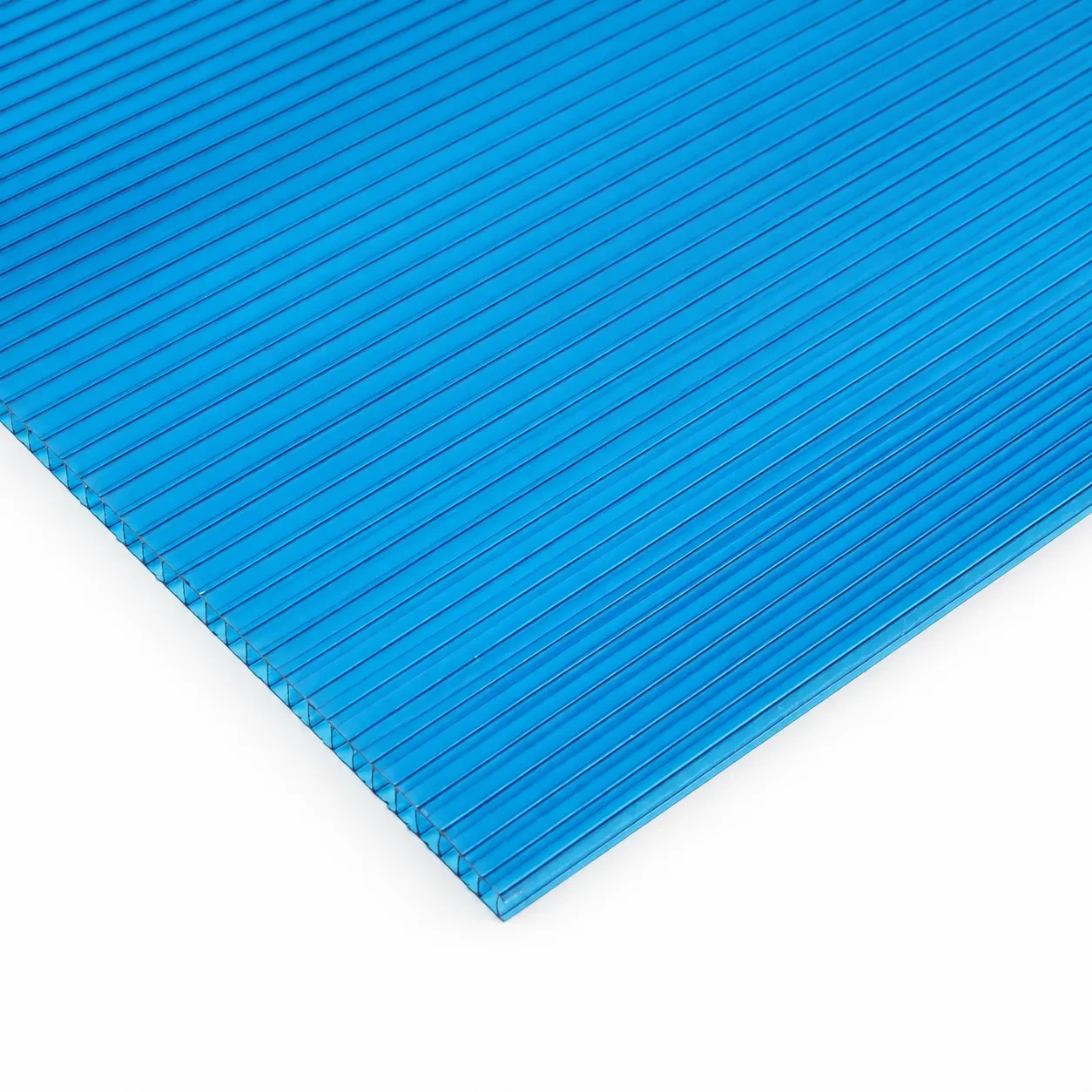 KP4-EB — แผ่นโพลีคาร์บอเนตน้ำเงิน 6mm 30x60cm